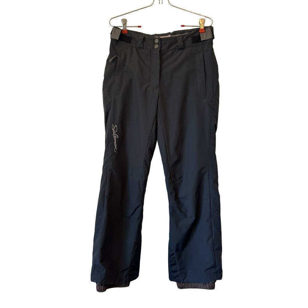 Salomon Clima Pro Women’s Snow / Ski Black‎ Pants - Lined ; Vented ; Pockets - 8